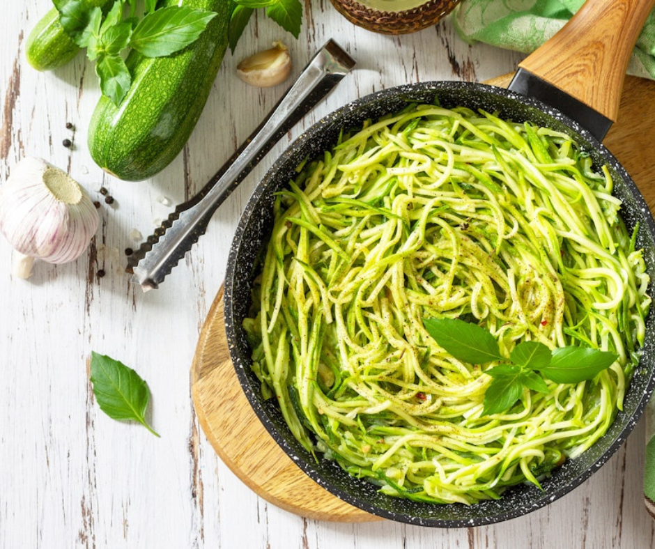 Zucchini Noodles with Pesto