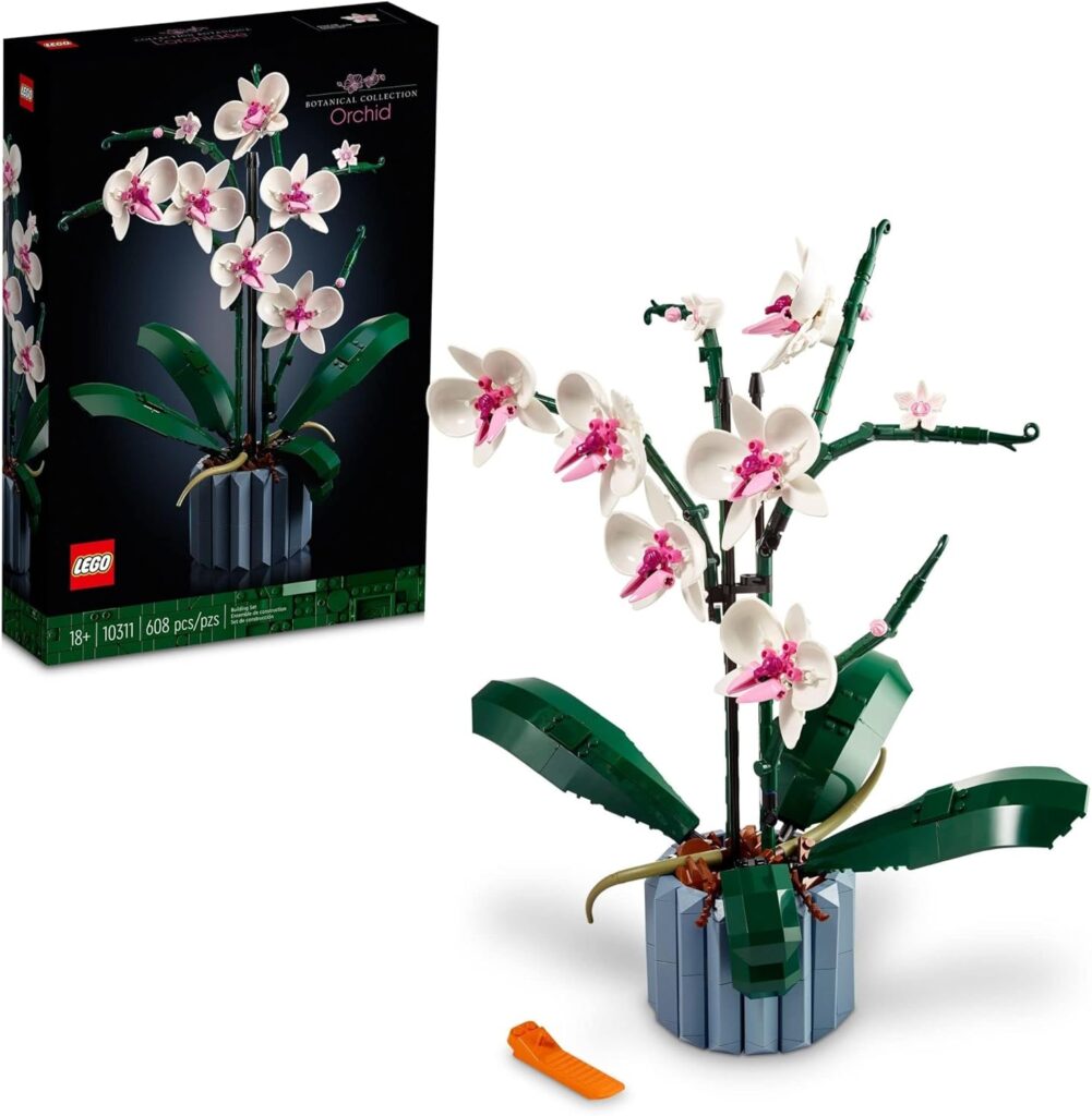 lego orchid building kit